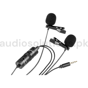 BOYA BY-M1DM Dual Omni-directional Lavalier Microphone