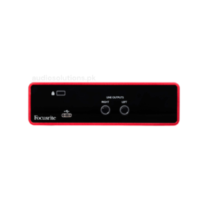Focusrite Scarlett Solo 3rd Gen USB Audio Interface For Studio Quality Recording – Red